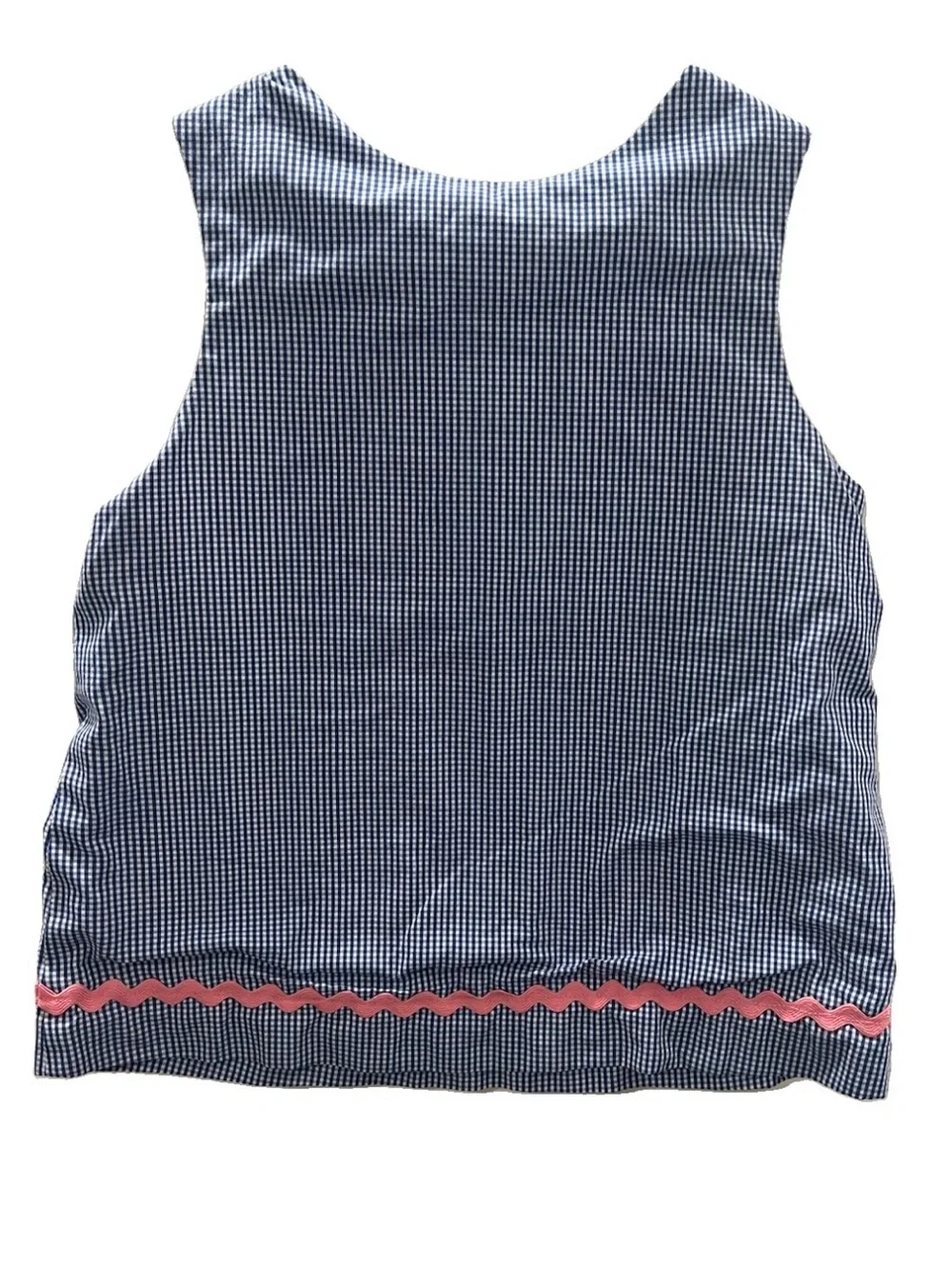 Smock Blue Gingham Summer Whale Top by Remember Nguyen - 6x